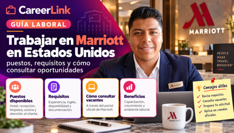 Trabajar en Marriott en Estados Unidos: puestos, requisitos y cómo consultar oportunidades