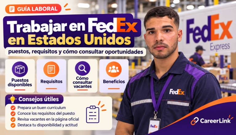 Trabajar en FedEx en Estados Unidos: puestos, requisitos y cómo consultar oportunidades