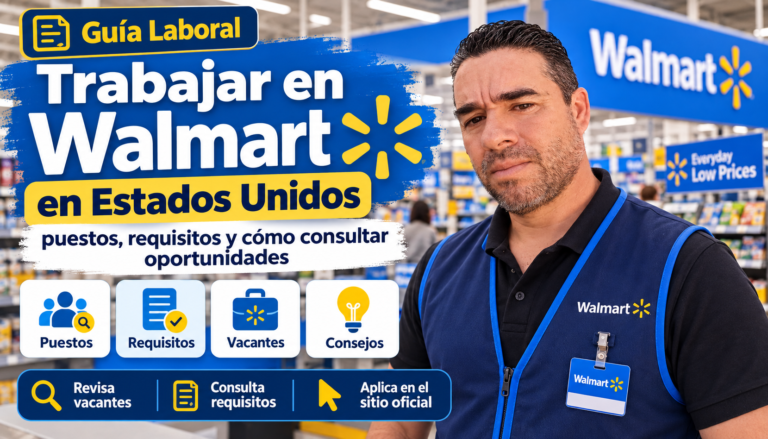 Trabajar en Walmart en Estados Unidos: puestos, requisitos y cómo consultar oportunidades