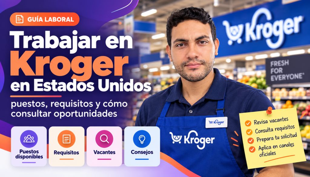 Trabajar en Kroger en Estados Unidos: puestos, requisitos y cómo consultar oportunidades