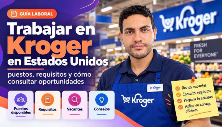 Trabajar en Kroger en Estados Unidos: puestos, requisitos y cómo consultar oportunidades