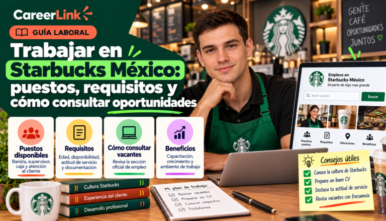 Trabajar en Starbucks México en México: puestos, requisitos y cómo consultar oportunidades