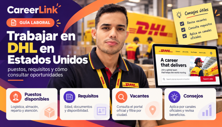 Trabajar en DHL en Estados Unidos: puestos, requisitos y cómo consultar oportunidades