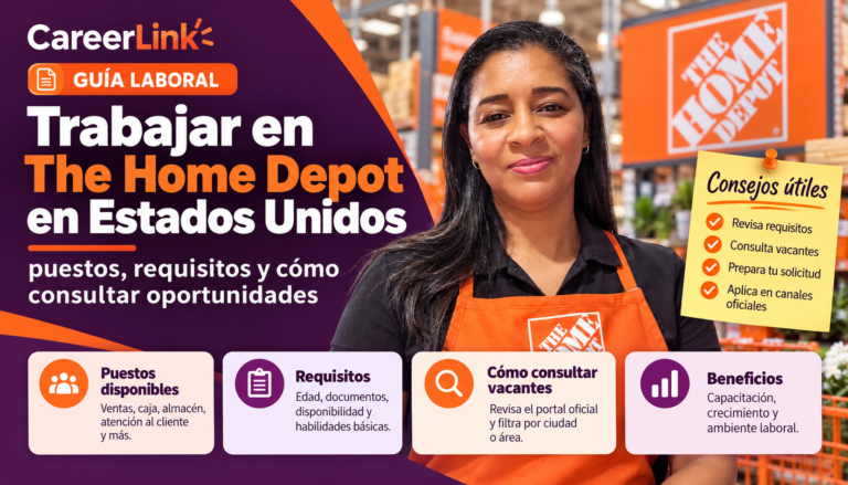 Trabajar en The Home Depot en Estados Unidos: puestos, requisitos y cómo consultar oportunidades