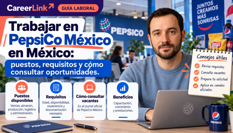 Trabajar en PepsiCo México en México: puestos, requisitos y cómo consultar oportunidades