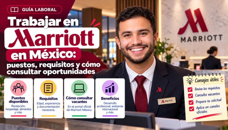 Trabajar en Marriott México en México: puestos, requisitos y cómo consultar oportunidades