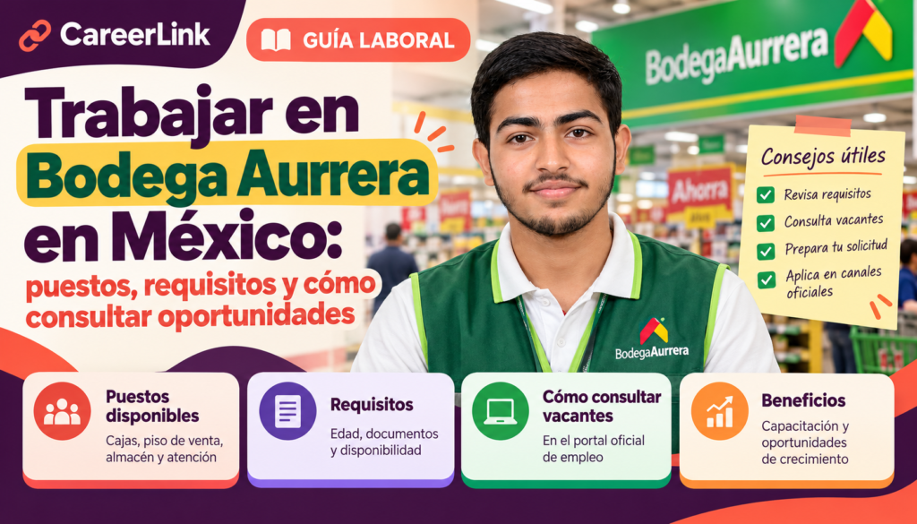 Trabajar en Bodega Aurrera en México: puestos, requisitos y cómo consultar oportunidades