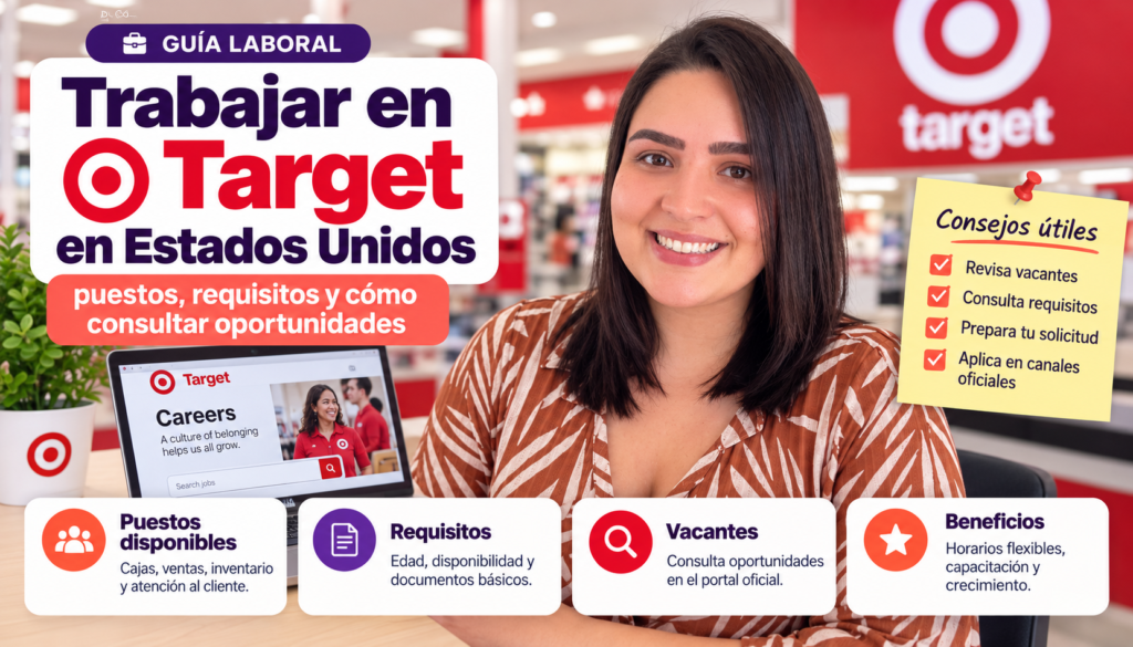 Trabajar en Target en Estados Unidos: puestos, requisitos y cómo consultar oportunidades