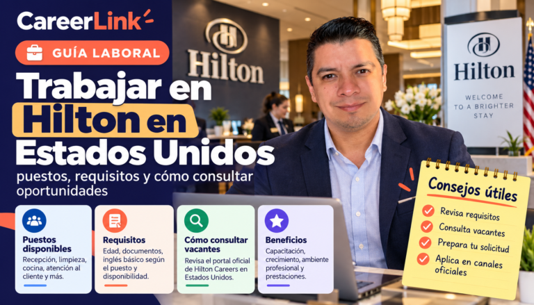 Trabajar en Hilton en Estados Unidos: puestos, requisitos y cómo consultar oportunidades